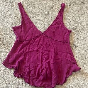 Free People XS purple raspberry cami tank top